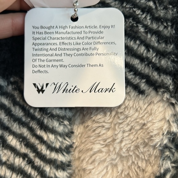 White Mask faux fur Black and Gray Plaid Jacket shacket plus size xxxl 3XL women - Picture 3 of 7